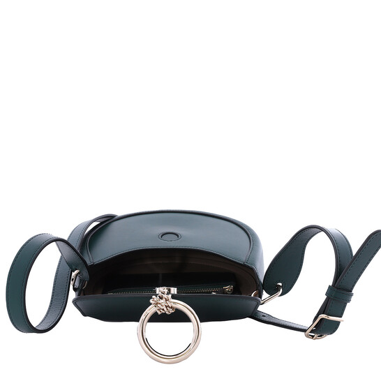 Chloé Ladies Marble Green Arlene Leather Crossbody Bag