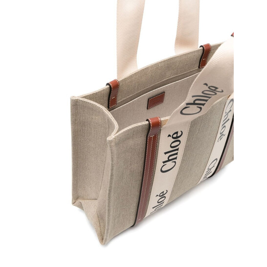 Chloé WOODY MEDIUM TOT Chloé Woody Medium Logo Tote | Saks Fifth Avenue
