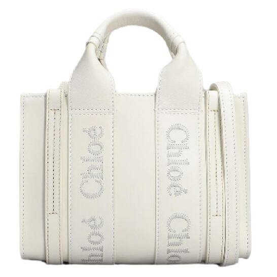 Chloé Mini Woody Leather Tote Bag CHC23SP237I60101 7613386665829