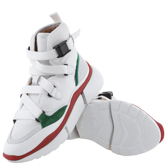 Chloé Sonnie High-Top Sneakers, Brand Size 35 ( US Size 5