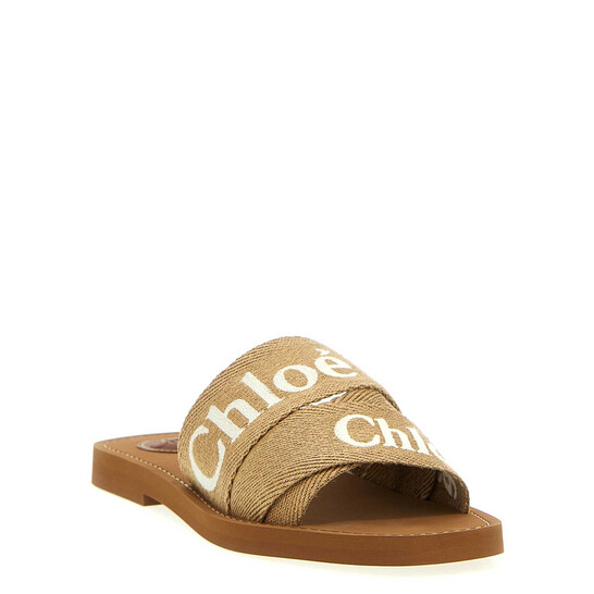 【送料&関税込】ChloAC Open woody Flat Mules Women's Woody flat mules | CHLOE | 24S
