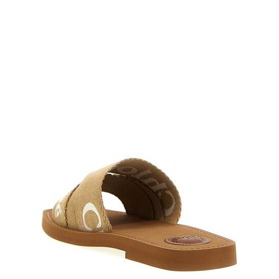 【送料&関税込】ChloAC Open woody Flat Mules Women's Woody flat mules | CHLOE | 24S