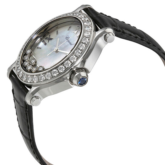 Chopard Happy Sport Diamonds Mother of Pearl Dial Ladies Watch 278546-3002 - 546x546 Image #2