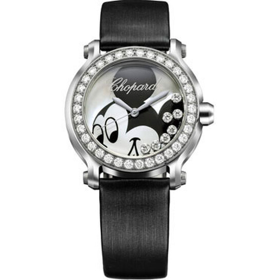 Chopard Happy Sport Happy Mickey Mouse Diamond Steel Ladies Watch 278475-3033 - 546x546