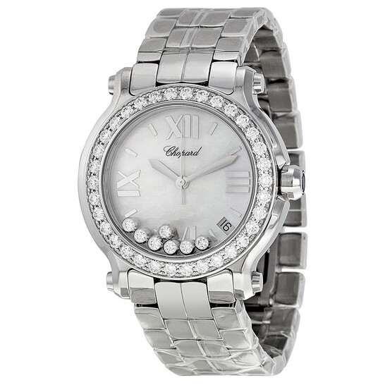 Chopard Happy Sport II Mother of Pearl Ladies Watch 278477-3009 - 546x546