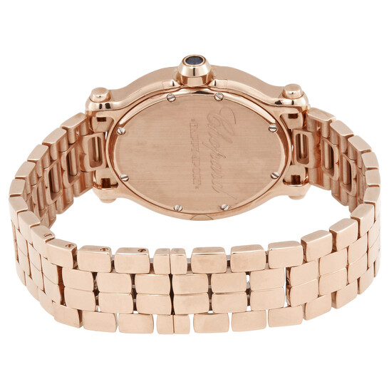 N Preowned Chopard Happy Sport 275350 18k rose gold 33.5mm |