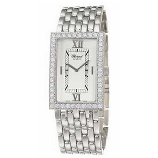 Chopard Les Classique Silver Dial White Gold Ladies Quartz Watch 143548-1002 - 546x546