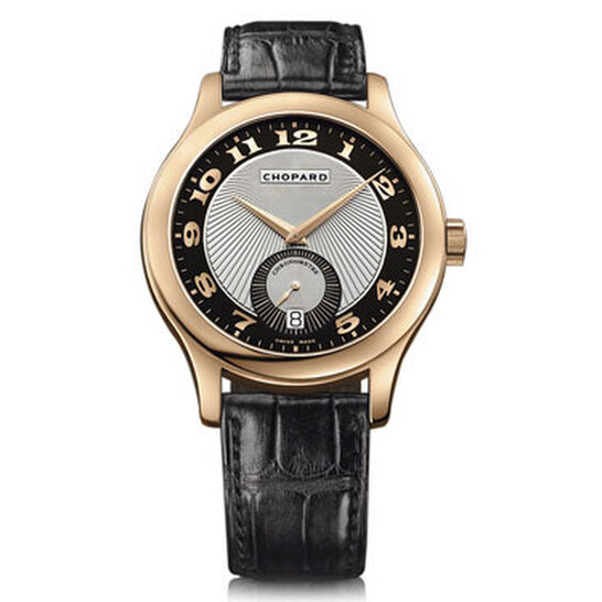 Chopard Classic Mark III Black and Silver Guilloche Dial