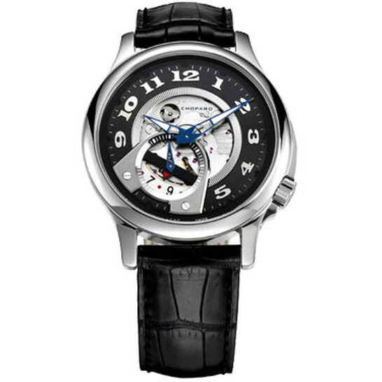 Chopard Tech Twist Black Open-worked Dial Stainless Steel
