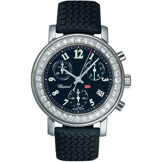 Chopard Mille Miglia Diamond 18kt White Gold Black Rubber Unisex Watch 13/8917-20 Chopard Mille Miglia Diamond 18kt White Gold Black Rubber Unisex Watch 13/8917-20 - 546x546