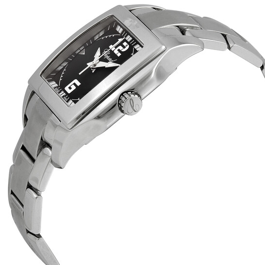 Chopard Two O Ten Black Dial Stainless Steel Ladies Watch 118464-3001 - 546x546 Image #2