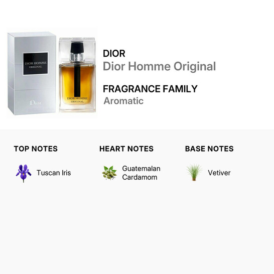 Dior Christian Dior Men's Dior Homme Original EDT Spray 3.4 oz