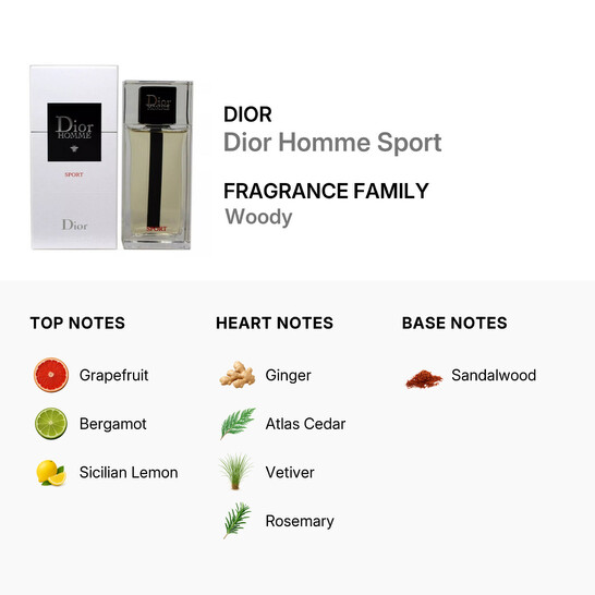 Dior Christian Dior Men's Homme Sport EDT Spray 2.54 oz Fragrances