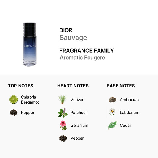 Dior Christian Dior Men's Sauvage EDT Spray 1 oz Fragrances