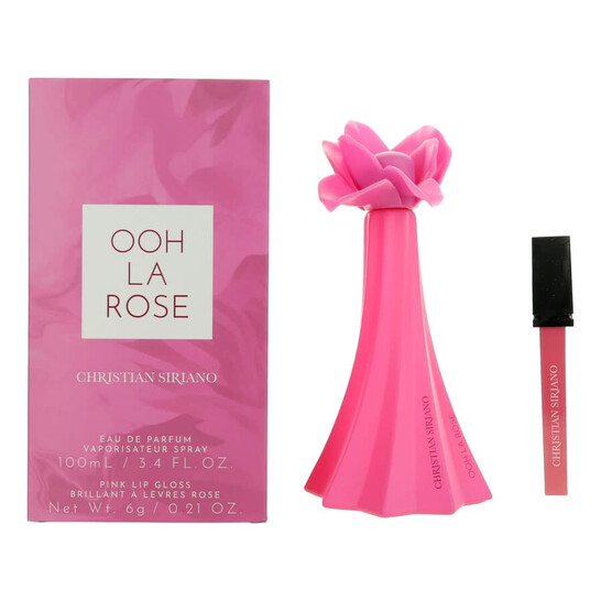 Ooh La La Set in Pink Box w/CHI Iron, Mirror, CHI Ooh La Rose 3-Piece Body Lotion Gift Set – So Avant Garde main image 4