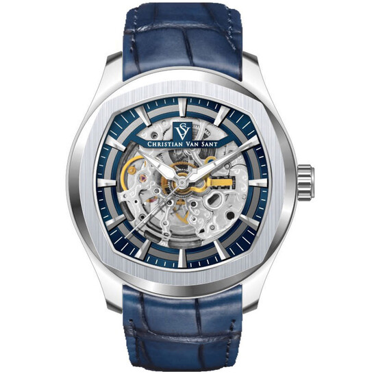 Christian Van Sant Romeo Automatic Blue Dial Men's Watch CV9501