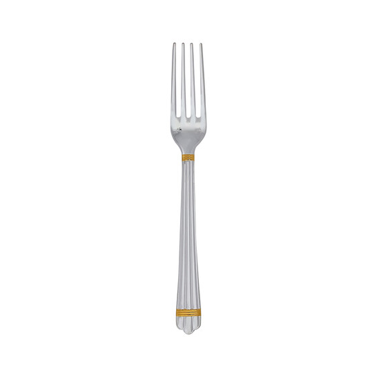 Christofle Silver Plated Aria Gold Dessert Fork 1022-015 - 546x546