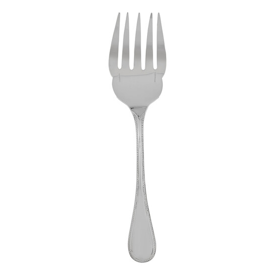 Christofle Sterling Silver Perles Fish Serving Fork 1416-080 - 546x546