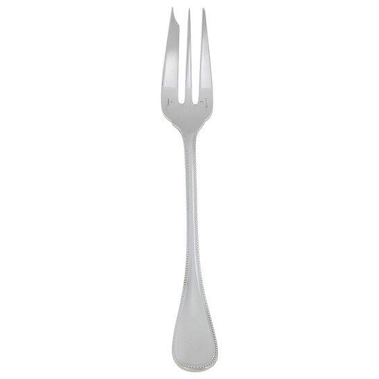 Christofle Sterling Silver Perles Serving Fork 1416-007 - 546x546
