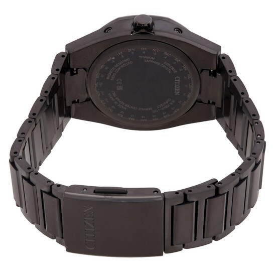 Citizen Attesa Eco-Drive Black Dial Men's Watch CB3045-61E