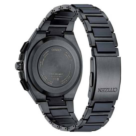 Citizen Attesa Perpetual Alarm World Time Black Dial Men's Watch