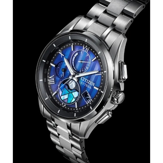 Citizen Attesa Perpetual Blue Dial Men's Watch BY1000-51L