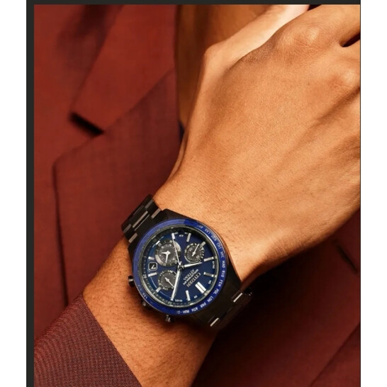 Citizen Attesa Perpetual Blue Dial Men's Watch CC4059-64L