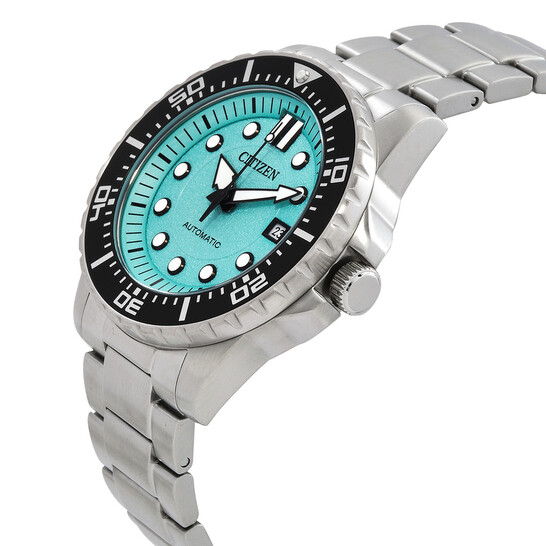Citizen Automatic Aqua Blue Dial Men's Watch NJ0170-83X