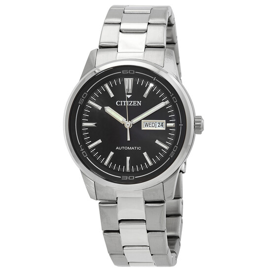 Citizen Automatic Black Dial Men's Watch NH8400-87E - Watches