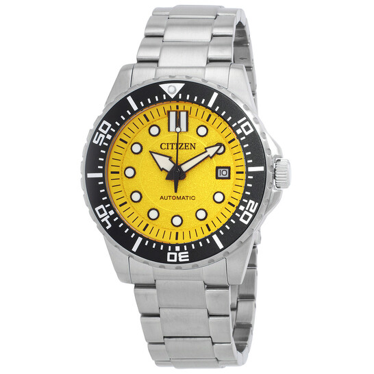 Citizen Automatic Yellow Dial Men's Watch NJ0170-83Z 4974374312099 Citizen Automatic Yellow Dial Men's Watch NJ0170-83Z 4974374312099
