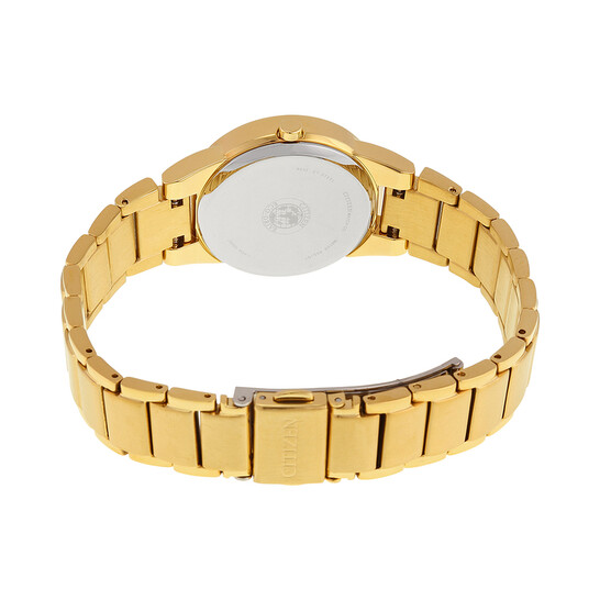 Citizen Axiom Black Dial Yellow Gold-tone Ladies Watch GA1052-55E - 546x546 Image #3