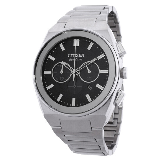 Citizen Axiom SC Chronograph Black Dial Men's Watch CA4580-50E