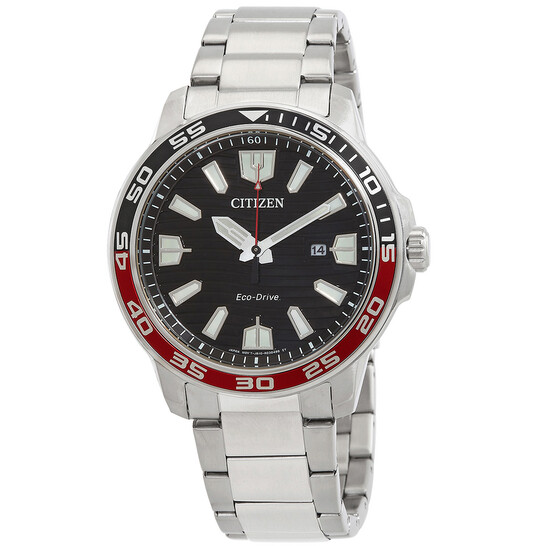 Citizen Black Dial Men's Watch AW1527-86E 4974374304018 - Watches