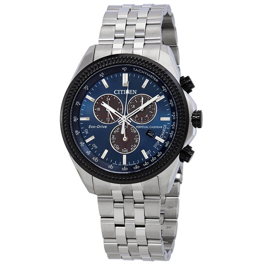 Citizen Brycen Perpetual Chronograph Blue Dial Men's Watch BL5568-54L Citizen Brycen Perpetual Chronograph Blue Dial Men's Watch BL5568-54L - 546x546
