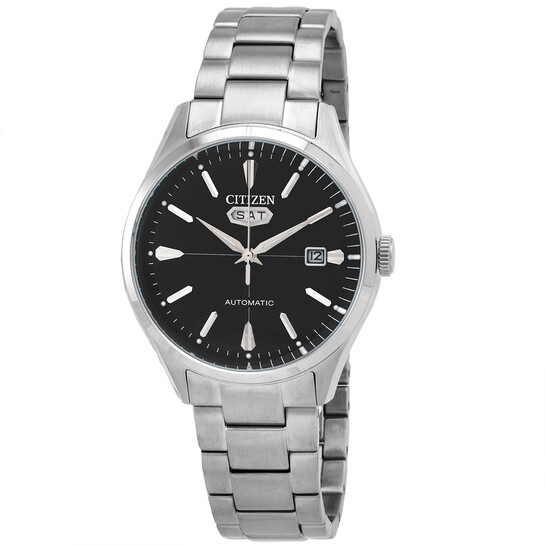 クオリア　セット Citizen C7 Automatic Black Dial Men's Watch NH8391-51E