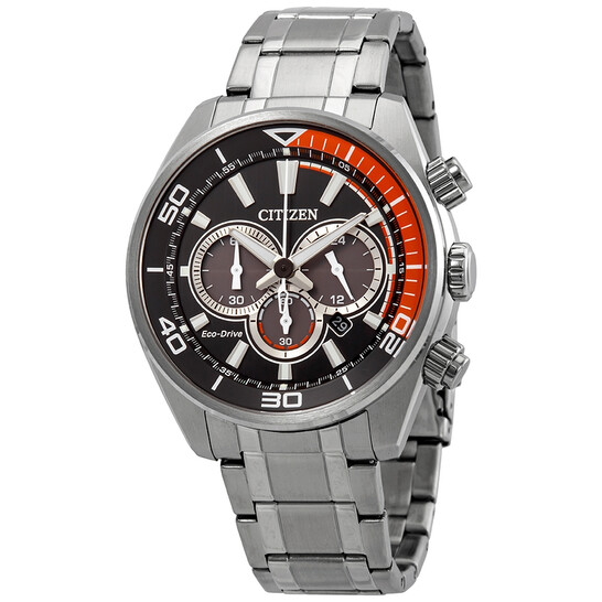 Citizen Chandler Eco-Drive Chronograph Black Dial Men's Watch