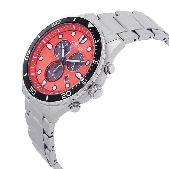 Citizen Chrono Sporty-Aqua Chronograph Orange Dial Men's Watch