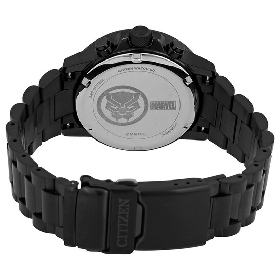 Citizen Eco-Drive Marvel Black Panther Chronograph Black Dial