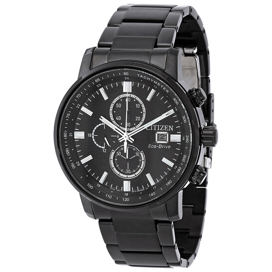 Citizen Chronograph Eco-Drive Black Dial Men's Watch CA0845-83E