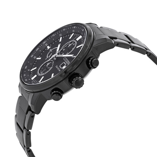 Citizen Chronograph Eco-Drive Black Dial Men's Watch CA0845