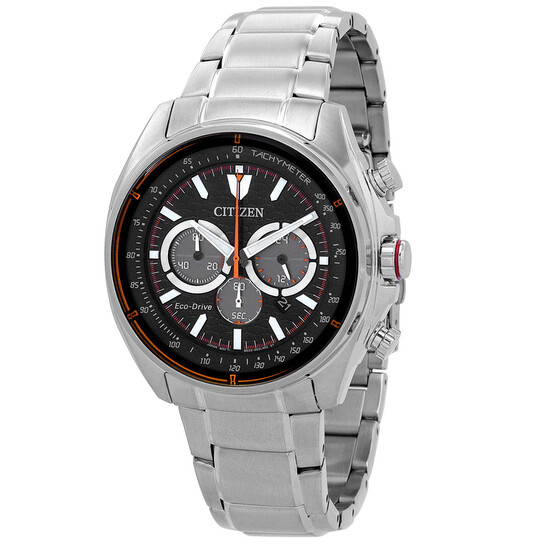 Citizen Chronograph Eco-Drive Black Dial Men's Watch CA4561-89E