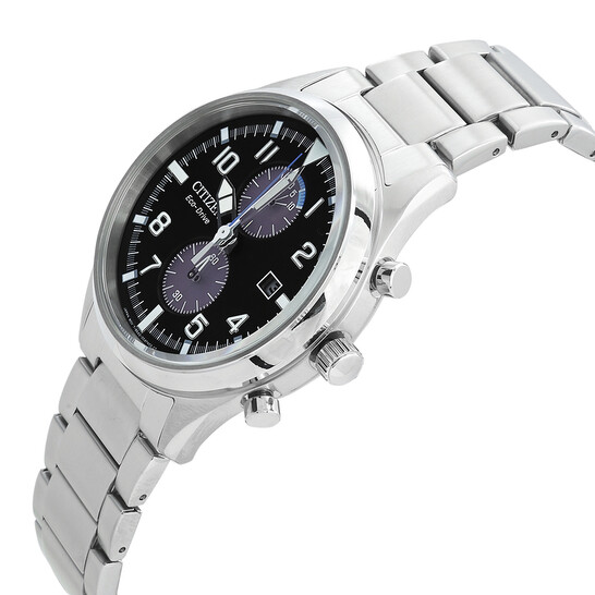 Citizen Chronograph Eco-Drive Black Dial Men's Watch CA7028-81E