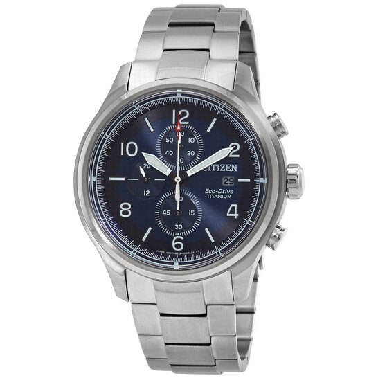 Citizen Chronograph Eco-Drive Blue Dial Men's Watch CA0810-88L