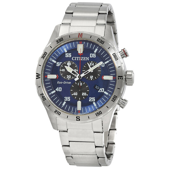 Citizen Chronograph GMT Eco-Drive Blue Dial Men's Watch
