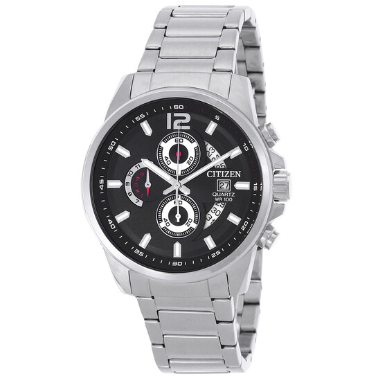 Citizen Chronograph Quartz Black Dial Men's Watch AN3690-56E