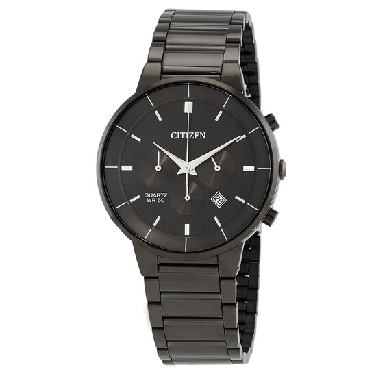 Citizen Chronograph Quartz Black Dial Men's Watch AN8227-53H