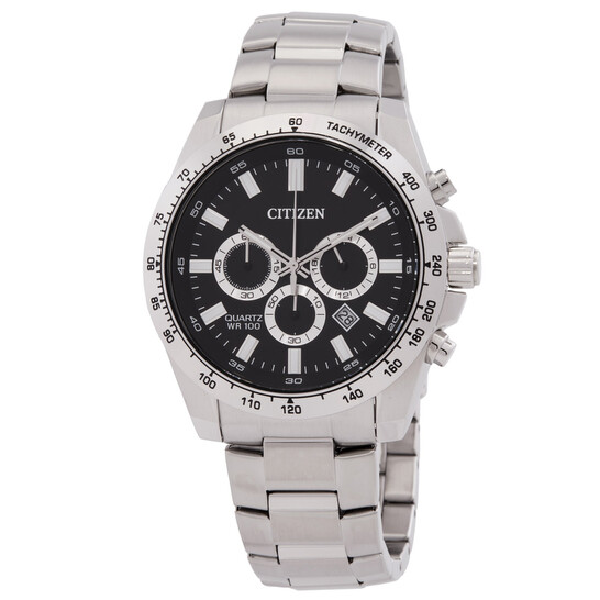 Citizen Chronograph Quartz Black Dial Men's Watch AN8230-59E