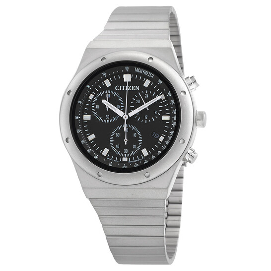 Citizen Chronograph Quartz Black Dial Men's Watch AT2540-57E