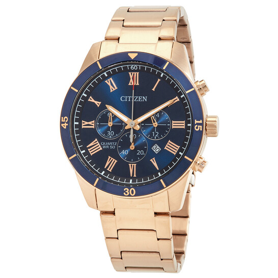 Citizen Chronograph Quartz Blue Dial Men's Watch AN8169-58L