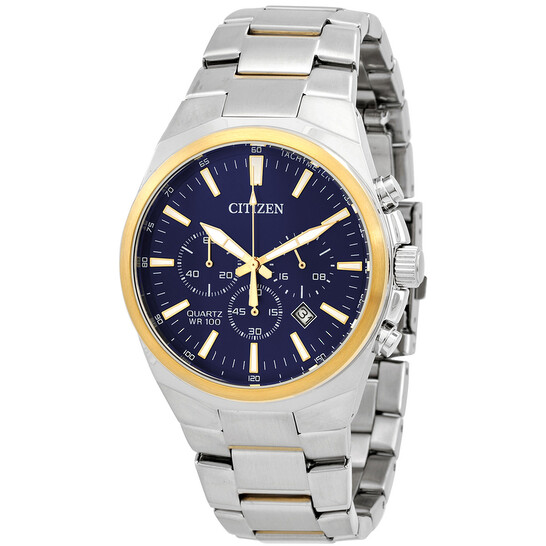 Citizen Chronograph Quartz Blue Dial Men's Watch AN8176-52L